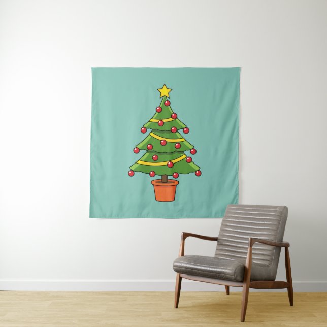 Tapete De Parede Árvore de Natal (In Situ)