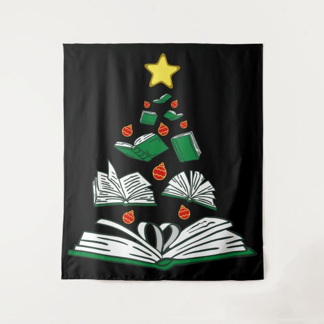 Tapete De Parede Árvore de Natal de Bookie III (Frente)
