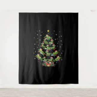 Tapete De Parede Árvore de Natal do Alligator Lover Xmas Gift Allig