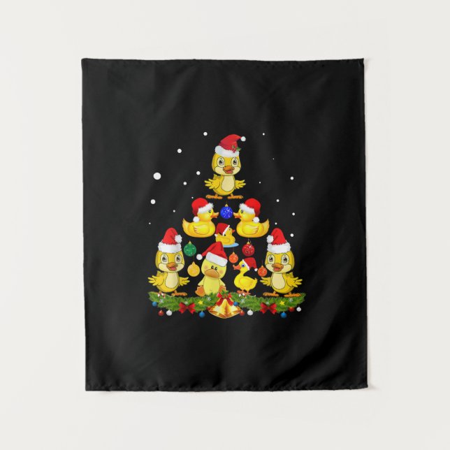 Tapete De Parede Árvore de Natal Duck (Frente)
