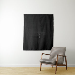 Tapete De Parede Árvore de solitários minimalista em preto e branco