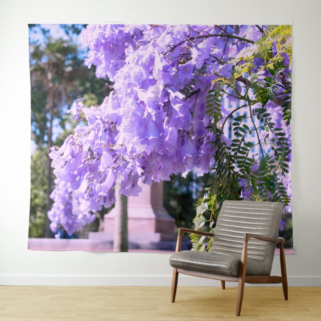 Tapete De Parede Árvore princesa roxa de Auckland (In Situ (Horizontal))