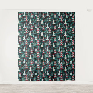 Tapete De Parede Árvores de Natal.