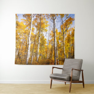 Tapete De Parede Aspen Groove Yellow Fall Folies