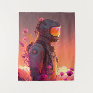 Tapete De Parede Astronauta World Discovery Painting Human Universe