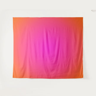 Tapete De Parede Aura Ombre Laranja Brilhante e Rosa Magenta Quente