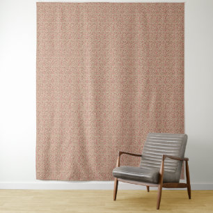 Tapete De Parede Autêntico Sprig Floral Burgundy Atenuado dos Anos 