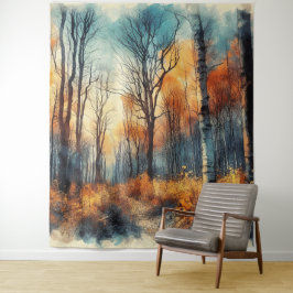 Tapete De Parede Autumn Woods 1 - Watercolor