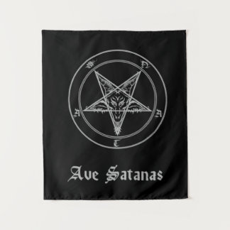 Tapete De Parede Ave Satanas Tapestry