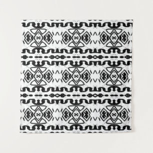 Tapete De Parede Aztec Étnico, Padrão De Vintage Striped.