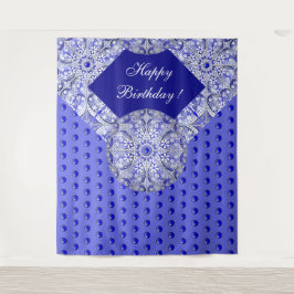 Tapete De Parede Azul cerâmico de Grécia