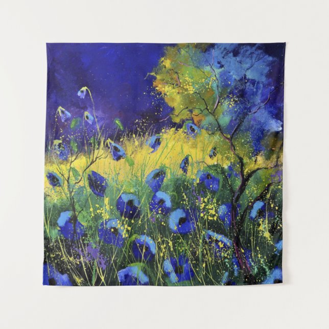 Tapete De Parede Azul outono, Arte (Frente)