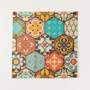 Tapete De Parede Azulejo de retalhos incolor com o Islã, Árabe