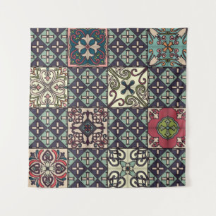 Tapete De Parede Azulejos Portugueses: Estilo Talavera Invisível