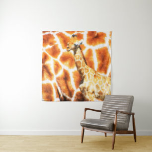 Tapete De Parede Baby Giraffe