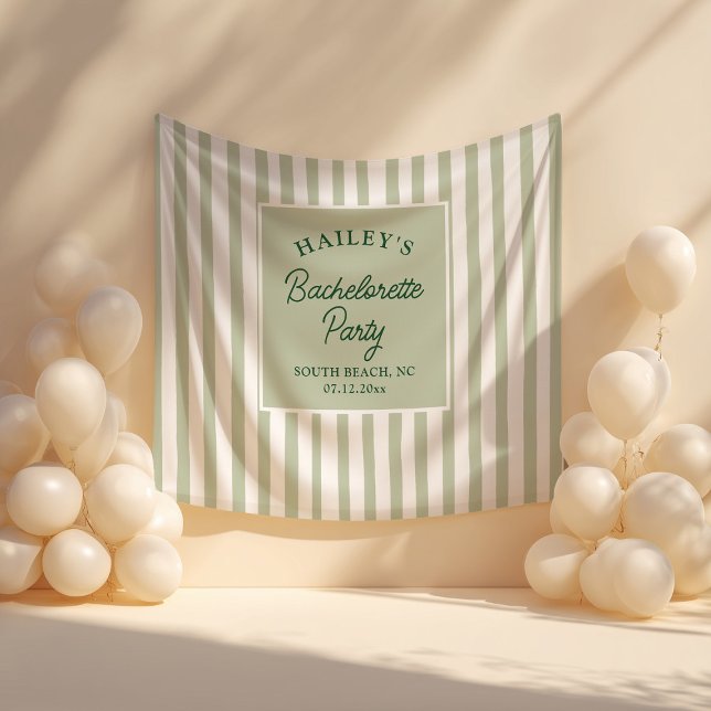 Tapete De Parede Bachelorette Costeira Personalizada Beachy & Diver (Criador carregado)