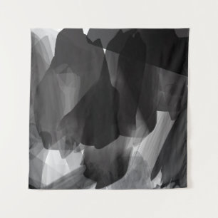 Tapete De Parede Backgroun Abstrato pintado preto e branco escovado