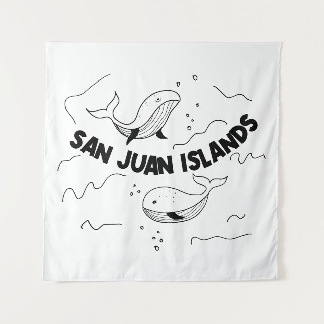 Tapete De Parede Baleias San Juan Islands (Frente)