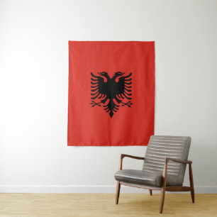 Tapete De Parede Bandeira albanesa