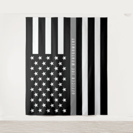 Tapete De Parede Bandeira Americana Thin Gray Line Correção Aposent