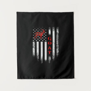 Tapete De Parede Bandeira Americana Vintage Cabra EUA