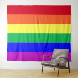 Tapete De Parede Bandeira Arco-Íris LGBT Desfile do Orgulho Gay Dec