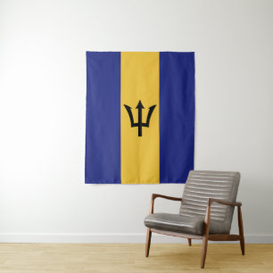 Tapete De Parede bandeira Barbados