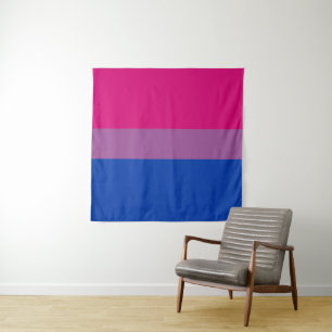 Tapete De Parede Bandeira Bissexual 57 x 57