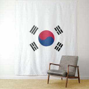 Tapete De Parede Bandeira coreana sul