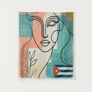 Tapete De Parede bandeira cuba