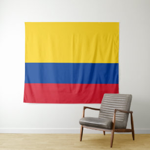 Tapete De Parede Bandeira da bandera De Colômbia de Colômbia