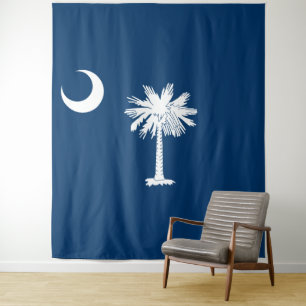 Tapete De Parede Bandeira da Carolina do Sul