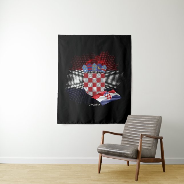 Tapete De Parede bandeira da Croácia (In Situ)
