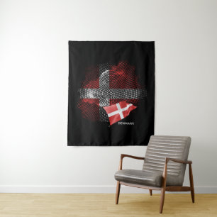 Tapete De Parede bandeira da Dinamarca