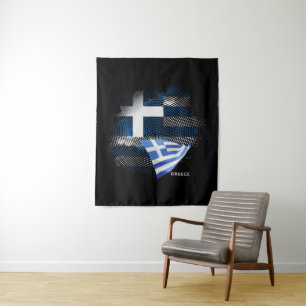 Tapete De Parede bandeira da Grécia