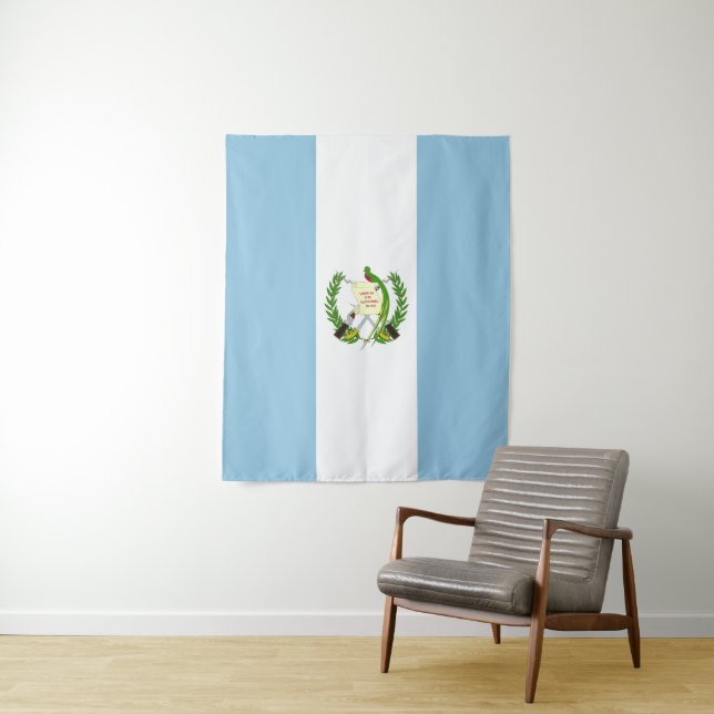 Tapete De Parede Bandeira da Guatemala (In Situ)