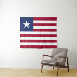 Tapete De Parede Bandeira da Libéria