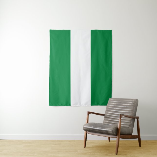 Tapete De Parede Bandeira da Nigéria (In Situ)