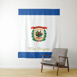 Tapete De Parede bandeira da Virgínia Ocidental