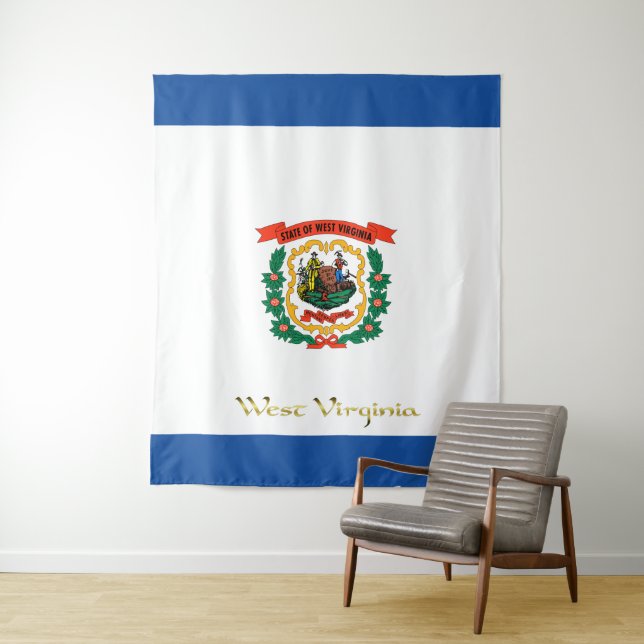 Tapete De Parede bandeira da Virgínia Ocidental (In Situ)