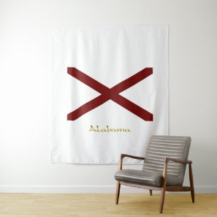 Tapete De Parede Bandeira de Alabama