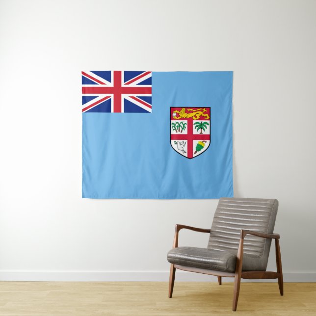 Tapete De Parede bandeira de Fiji (In Situ (Horizontal))