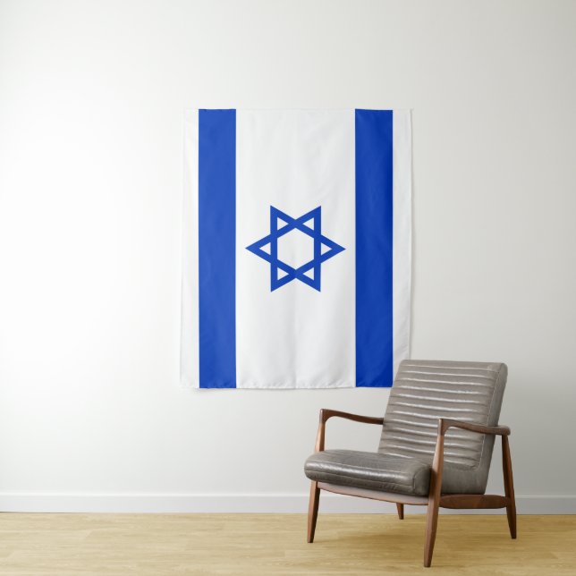 Tapete De Parede Bandeira de Israel (In Situ)
