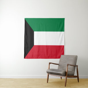 Tapete De Parede Bandeira de Kuwait