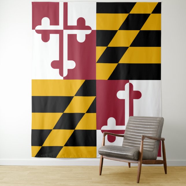 Tapete De Parede Bandeira de Maryland (In Situ)