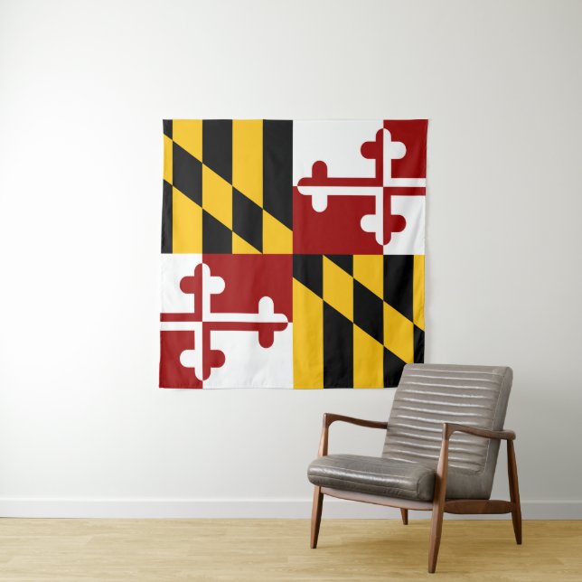 Tapete De Parede Bandeira de Maryland (In Situ)