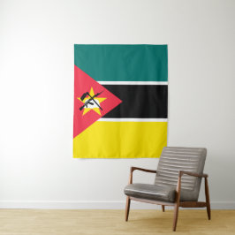 Tapete De Parede Bandeira de Moçambique