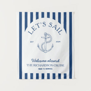 Tapete De Parede Bandeira de reagrupamento familiar de cruzeiro