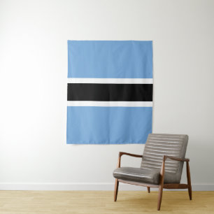 Tapete De Parede Bandeira do Botsuana
