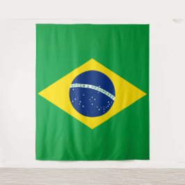 Tapete De Parede Bandeira do Brasil Copa do Mundo 2026 Futebol Bras
